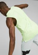 Puma Run Cloudspun Sleeveless T-Shirt Green M Man 52326734-M