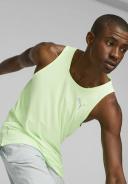 Puma Run Cloudspun Sleeveless T-Shirt Green M Man 52326734-M