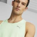 Puma Run Cloudspun Sleeveless T-Shirt Green XL Man 52326734-XL