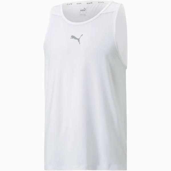 Puma Run Cloudspun Vest Top White - M