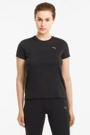 Puma Run Heather T Shirt Womens, Size 16, Black