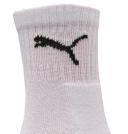 Puma Short Crew Socks (3 Pairs) White 12-14