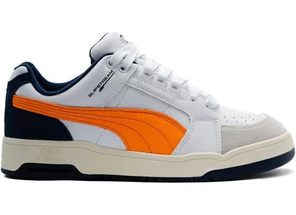 Puma Slipstream Low Retro White Vibrant Orange