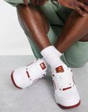 Puma Slipstream Sneakers in White and Red