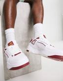 Puma Slipstream Sneakers in White and Red