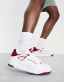 Puma Slipstream Sneakers in White and Red