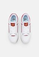 Puma Slipstream Sneakers in White and Red