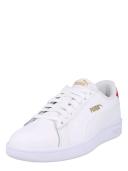 Puma Smash V2 L Puma White-High Risk Red