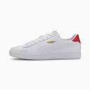 Puma Smash V2 L Puma White-High Risk Red