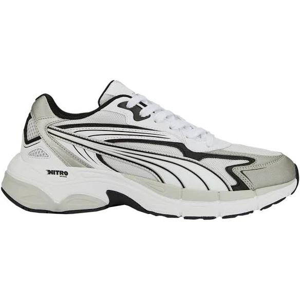 Puma Teveris Trainers in Silver & Black