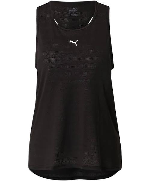 Puma Train All Day Tank Top Black White Women - M