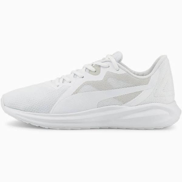 Puma, Twitch Runner Running Shoes, Unisex, White, 12, Footwear