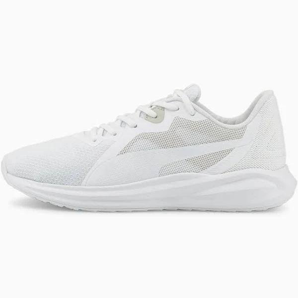 Puma, Twitch Runner Running Shoes, Unisex, White, 9.5, Footwear