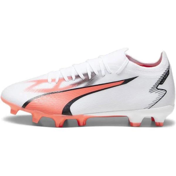 Puma Ultra Match Firm Ground White Fire Orchid