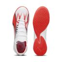 Puma Ultra Match It Indoor Soccer Shoe White/Black/Fire Orchid - Size 12