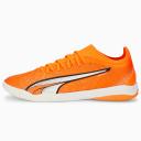Puma Ultra Match It Indoor Soccer Shoes Orange/White/Blue - Size 11