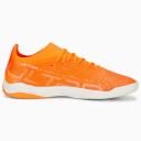 Puma Ultra Match It Indoor Soccer Shoes Orange/White/Blue - Size 11
