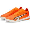 Puma Ultra Match It Indoor Soccer Shoes Orange/White/Blue - Size 14