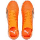 Puma Ultra Match It Indoor Soccer Shoes Orange/White/Blue - Size 14