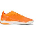 Puma Ultra Match It Indoor Soccer Shoes Orange/White/Blue - Size 14