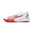 Puma Ultra Match It Men's Soccer Cleats Shoes, White/Black/Fire Orchid, 14