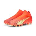 Puma Ultra Match+ LL FG/AG Soccer Cleats Soccer Shoes Orange- Mens- Size 11.5 M