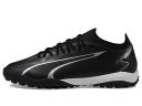 Puma Ultra Match TT Turf Soccer Cleat Black/Asphalt - Size 12.5