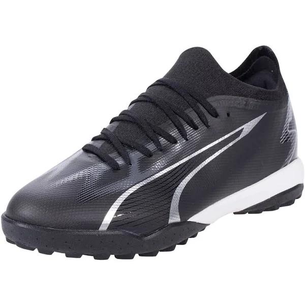 Puma Ultra Match TT Turf Soccer Cleat Black/Asphalt - Size 12.5