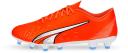 Puma Ultra Play FG/AG Firm Ground Soccer Cleats Orange/White/Blue - Size 12.5
