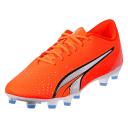 Puma Ultra Play FG/AG Firm Ground Soccer Cleats Orange/White/Blue - Size 12.5