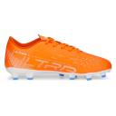 Puma Ultra Play FG/AG Junior Firm Ground Soccer Cleats Orange/White/Blue - Size 5.5
