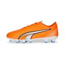 Puma Ultra Play FG/AG Junior Firm Ground Soccer Cleats Orange/White/Blue - Size 5.5