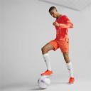 Puma Ultra Play FG/AG Men's Soccer Cleat Shoes, Ultra Orange/White/Blue Glimmer, 13
