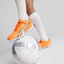 Puma Ultra Play FG Soccer Cleats, Men's, Orange/White