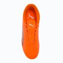 Puma Ultra Play Kids Football Boots Orange/White US 4
