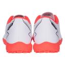 Puma Ultra Play TT Turf Soccer Cleat White/Black/Fire Orchid - Size 12.5