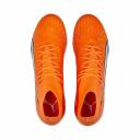 Puma Ultra Pro FG/AG Men's Soccer Cleats Shoes, Ultra Orange/White/Blue Glimmer, 8.5