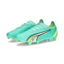 Puma Ultra Ultimate FG/AG Peppermint/White/Yellow Footwear Size M 4.5
