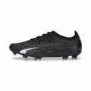 Puma Ultra Ultimate FG/AG Soccer Cleats Shoes, Black/White, 13