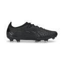Puma Ultra Ultimate FG/AG Soccer Cleats Shoes, Black/White, 4.5