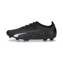 Puma Ultra Ultimate FG/AG Soccer Cleats Shoes, Black/White, 5.5
