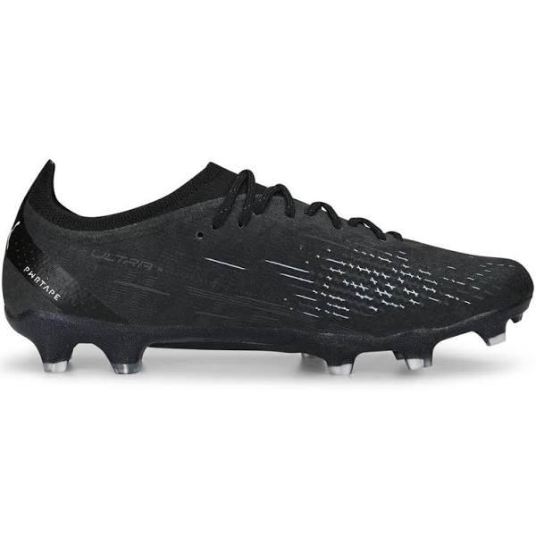 Puma Ultra Ultimate FG/AG Soccer Cleats Shoes, Black/White, 5.5
