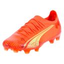 Puma Ultra Ultimate FG/AG Soccer Cleats Shoes, Fiery Coral/Fizzy Light/Black, 6.5