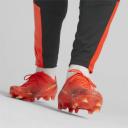 Puma Ultra Ultimate FG/AG Soccer Cleats Shoes, Fiery Coral/Fizzy Light/Black, 6.5