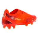 Puma Ultra Ultimate FG/AG Soccer Cleats Shoes, Fiery Coral/Fizzy Light/Black, 6.5