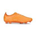 Puma Ultra Ultimate FG/AG Soccer Cleats Shoes, Ultra Orange/White/Blue Glimmer, 6