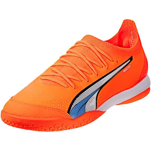 Puma Ultra Ultimate Indoor Cleats (Supercharge Pack) in Orange - Size 12.5