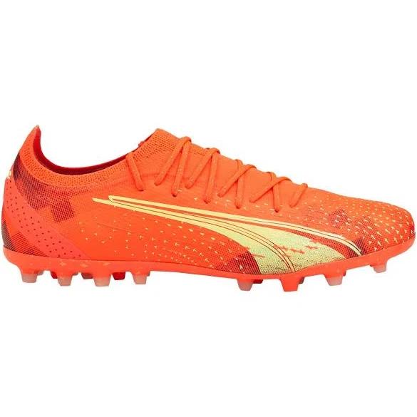 Puma Ultra Ultimate MG Orange Mens Football Boots - Size UK 7