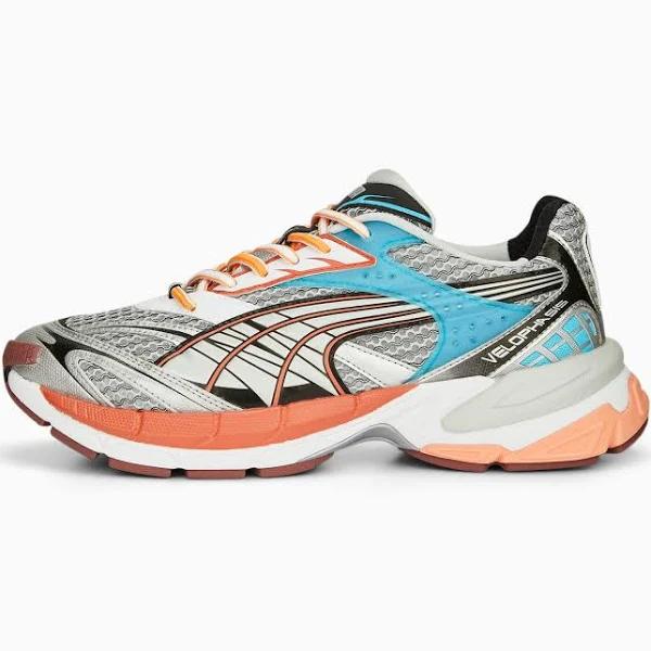 Puma Velophasis Phased Cool Light Gray/Chili Powder Men 45