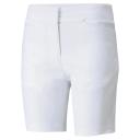 Puma Women's Bermuda Golf Shorts - Bright White - M